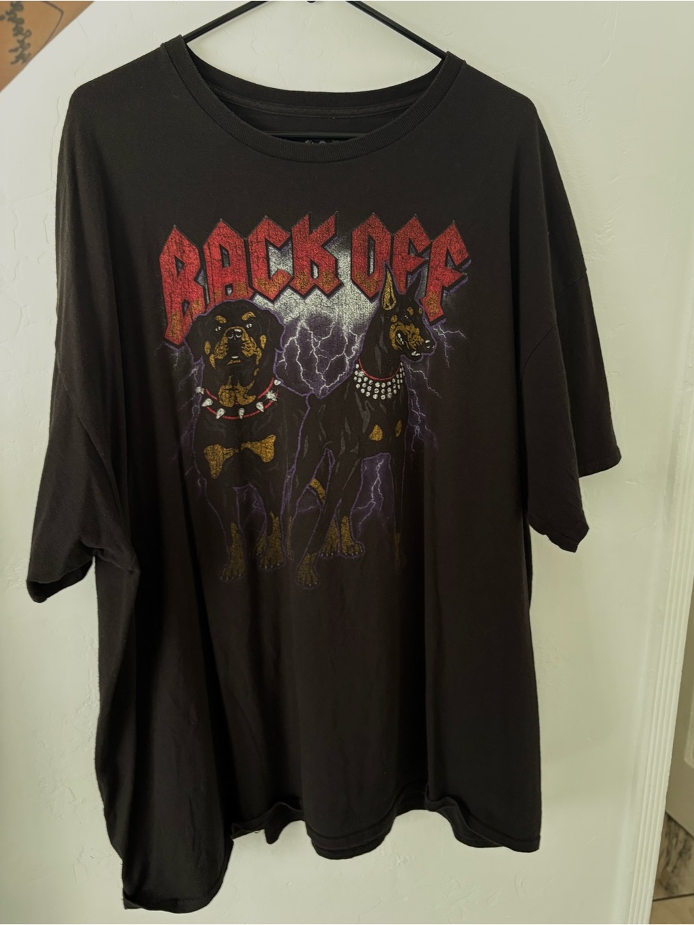 Back Off Graphic Tee - Black